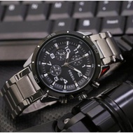 Best Seller Jam Tangan Pria Fashion Fossil Tanggal Aktif Rantai Stainless/ Jam Tangan pria anti air