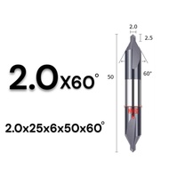 ดอกนำศูนย์ คาร์ไบด์ 60องศา สีดำ - CENTER DRILL CARBIDE