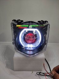 REFLEKTOR LAMPU PROJIE BILED BEAT KARBU ALA BILED