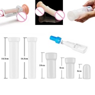 1-5PCS Male Penis Sleeve-Extender Stretcher Penis Protective Sleeve Vacuum Enhancer Enlarger Silicon
