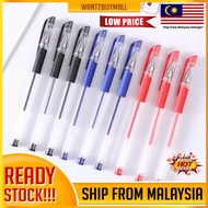 1pcs 0.5mm Ball Gel Ink Pen Mata Tajam Needle Ballpoint Blue Black Red Office Student School Writing