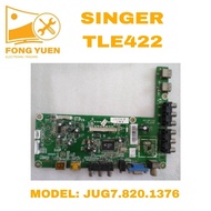 SINGER TV MAIN BOARD TLE422