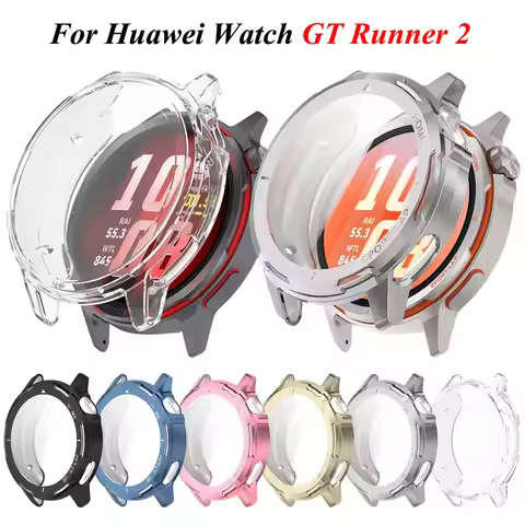 Screen Protector Case For Huawei Watch GT Runner 2 Soft TPU Protective Shell For Huawei GT Runner 2