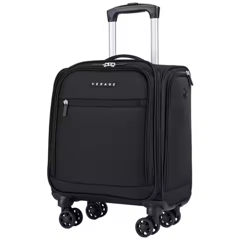 Verage Underseat Carry On Luggage With Spinner Wheels Small Suitcase For Airlines