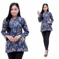 BLOUSE BATIK WANITA/BATIK WANITA LENGAN PANJANG/BLOUSE BATIK KERJA BP7