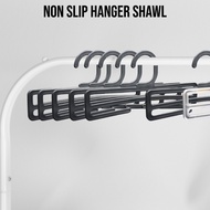 JME Scarf Hanger 12pcs Square Design Tudung Hanger Shawl Plastic Hanger Selendang Space Save