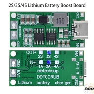 BOLSAED Boost Module 18650 Type-C To 8.4V 12.6V 16.8V Li-Ion Charger Lithium Battery Charging