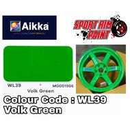[Sport Rim Paint Volk Green WL39] AIKKA Sport Rim 2K Paint DIY Cat Tin Spray Sport Rim Cat Kereta Mo