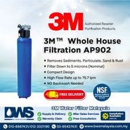 3M AP902 Outdoor Water Filter | Whole House Filtration By Patented Membrane & Pre-Activated Carbon B