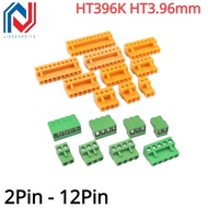 5Pcs HT3.96K 3.96mm 2P/3P/4P/5P/6P/7P/8P Terminal Lubang Boleh Disambungkan 300V 10A HT396K Penyambu