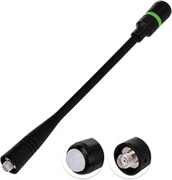 Bingfu UHF VHF 136-174MHz 400-470MHz Ham Radio Dual Band Antenna with LED Light - Compatible with Ba