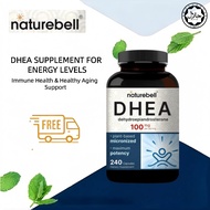 NatureBell DHEA 100mg-240 Capsules-DHEA Supplement for Energy Levels Immune Health & Healthy Aging S