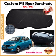 For Perodua Bezza Car Rear Sunshade Rear Windscreen Car Sunshade Clips Pelindung Matahari Anti UV 1p