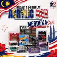 1:64 Acrylic Display Box MYMINI3D | Fits Mini GT INNO64 POPRACE Kaido House HOTWHEEL