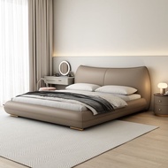 Genuine Leather Bed Frame Double Bed Bed Frame Storage Bed Queen Size Bed Frame King Size Bed Frame 