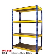 H5'xL4'xD2' BOLTLESS RACKING HOME STORAGE WAREHOUSE STORE ROOM OFFICE FILE RACK