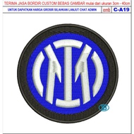 INTERMILAN LOGO/BET EMBLEM EMBROIDERY PATCH C-A19