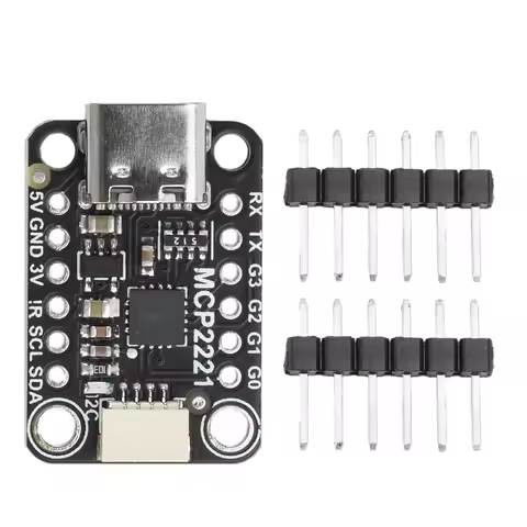 MCP2221A General Purpose USB To GPIO ADC I2C Adapter Module Board MCP2221A Breakout for Adafruit Ste