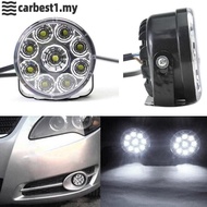 [ARBES-MY]LED DRL Fog Day Driving Lamp Adjustable LED light Bright 2x Round Parts