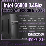 INTEL G6900, 16GB RAM, 1000GB SSD 文書精選