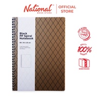 Premiere Notes Soft Spiral Notebook PP Cover 60Sheets 80gsm B5, Geometric Squared