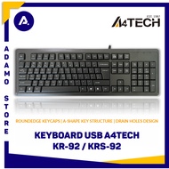 A4Tech KR-92 USB Wired Keyboard / KRS-92 Natural-A-Layout Wired Keyboard