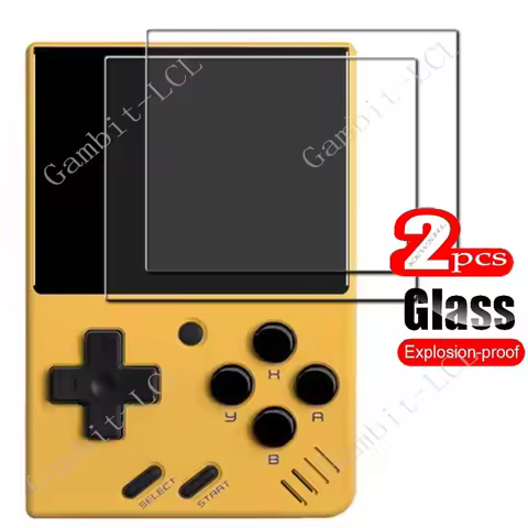 2PCS FOR MIYOO MINI V4 PortableRetro Handheld Game Console 2.8Inch Tempered Glass ON MIYOOMIN 9H HD 