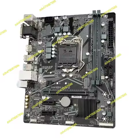 For Gigabyte H410M H V2 Motherboard 64GB LGA1200 DDR4 Support 10th CPU Micro ATX Mainboard 100% Test
