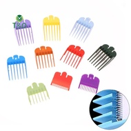 T&O 2/3/8/10Pcs Hair Clipper Limitb Guide Limitb Trimmer Guards Attachment 3-25mm Universal Colorful