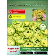 【Sugar-Free & Natural】Crispy Bitter Gourd Snacks Ready To Eat Healthy Crunchy Chips Snack Sugar-Free