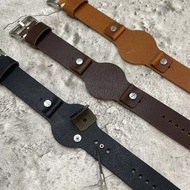 Timeless Watchband 飛行軍錶風格男士真皮錶帶 16/18/20/22MM