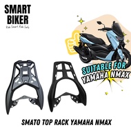 SMATO Top Rack Yamaha NMAX 155 V2 Standard Weiba Rack for Motorcycle Heavy Duty Rak Motosikal