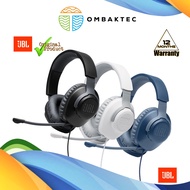 JBL Quantum 100 Wired over-ear gaming headset with detachable mic