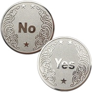 Silver Plated Decision-Making Lucky Medal Magic Coin Play Coin Props Commemorative Coin 1003