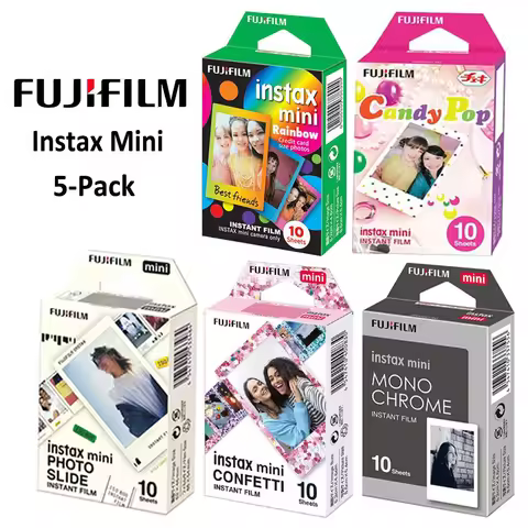 10/30/50 Sheets Fujifilm Instax Mini 12 Films 3 Inch Color Film for Instant Camera Mini Evo SE 99 40