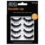 Ardell Double Up 207, Twice the Volume, Round Lash Style, 4-Pairs, 1-pack