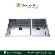 Sorento Undermount Stainless Steel 304 Double Bowl Kitchen Sink SRTKS7080