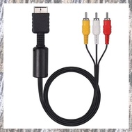 [Z F L U] For  PS2 PS1 AV Cable Splitter  Audio Video Extend Cord Game Player to Monitor TV  Wire Co
