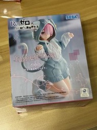 全新SEGA 拉姆《Re:從零開始的異世界生活》Yumemirize 系列景品模型「拉姆～毛茸茸帕克～」