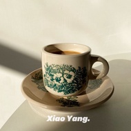 Ceramic Coffee Cup Italian Coffee Cup Niche Special Photo Hand-painted