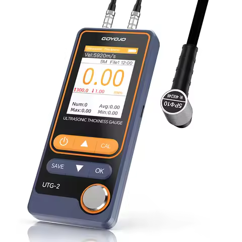 Ultrasonic Thickness Gauge, UTG-2 Metal Thickness Tester for Steel, Cast Iron PC Data Export NDT Thi