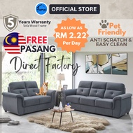 Sofa 3 Seater Sofa Set Sofa 2 Seater Anti Scratch Sofa Murah Set Sofa Ruang Tamu Sofa Fabric Sofa Be