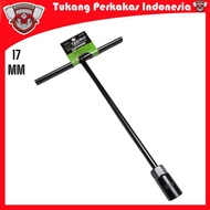 Tekiro 17mm T-socket wrench Tekiro 17mm black T-socket wrench