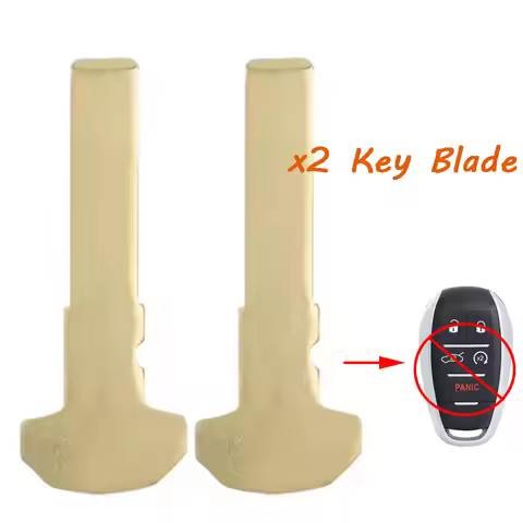 2 Remote Blank Key Blade for Alfa Romeo Stelvio Giulia Etcetera 2015 2016 2017 2018 2019 2020 2021 2