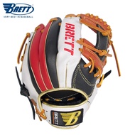 BRETT BRETT Junior Children 35cm 38cm Cowhide Color Matching Lightweight Professional Baseball Glove