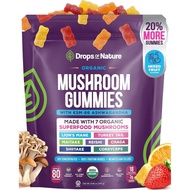 Nature's Drop Cordyceps Sinensis Gummy-Staghorn, Dance Antler, Ganoderma Lucidum, White Birch Antler