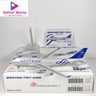 HX 1: 400 China Airlines B747-400 B-18206 United Alloy Aircraft Model