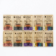 6Pcs/Box Stainless Steel Mallifer K-file 21mm/ 25mm/ 28mm/ 31mm