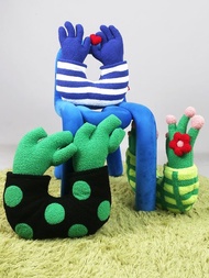 織布云麻麻原創設計毛絨靠墊辦公室午睡U型靠枕沙發客廳裝飾抱枕