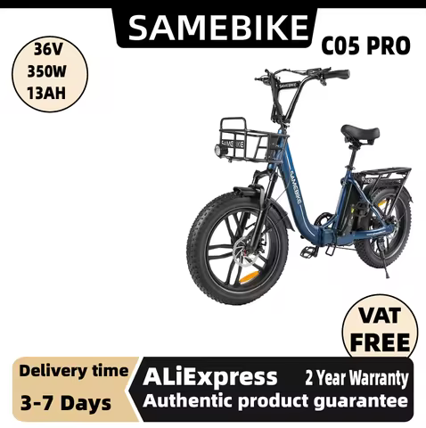 SAMEBIKE C05 PRO 350W E-Bike 36V13AH Battery 20Inch Tires Electric Bike Adult City Commuter Electric